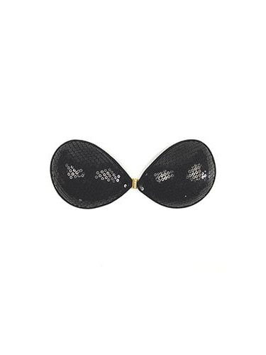 Self-supporting bra GORTEKS - black/sequins