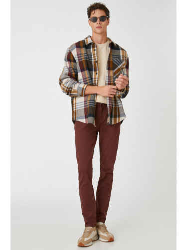 Памучни базови габардин панталони