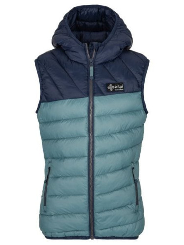 Boys' insulated vest Kilpi TOMM-JB dark green