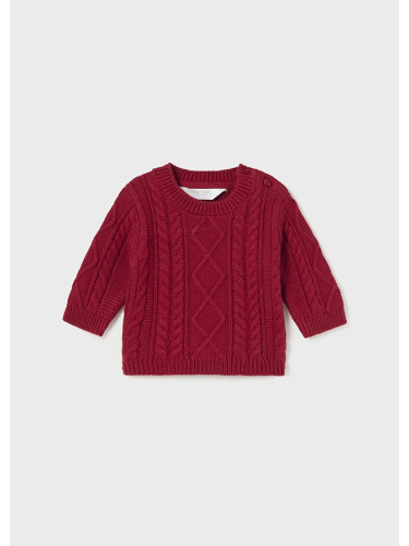 Бебешки пуловер в червен цвят за момче Mayoral