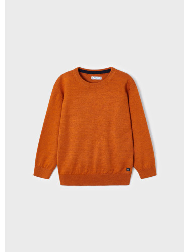 Детски памучен пуловер в оранжев цвят Mayoral