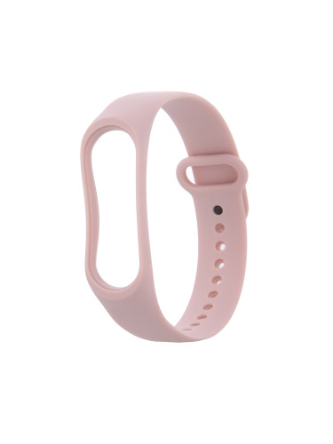 Силиконова каишка bSmart за смарт гривна Xiaomi Mi Band 5/6, Пепел от рози