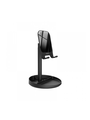 Поставка за бюро с огледало XO C42, Черна