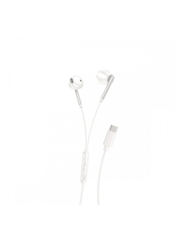 Слушалки HF USB-C XO EP66, Бели