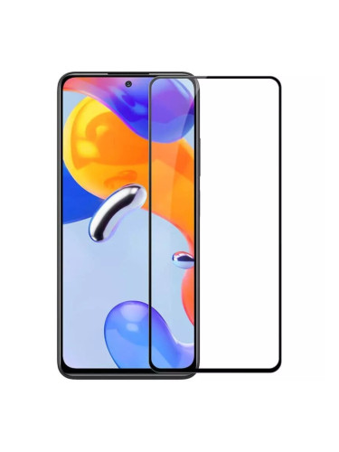 Стъклен протектор MBX 5D Slim с цяло лепило, За Xiaomi Redmi Note 11 Pro 4G/Note 11 Pro 5G/Note 12 Pro 4G, Черен