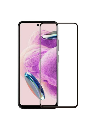 Стъклен протектор MBX 5D Slim с цяло лепило, За Xiaomi Redmi Note 12S, Черен