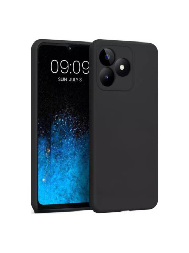 Силиконов кейс iPaky матиран, За Realme C53, Черен