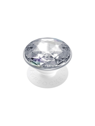 Оригинален попсокет PopSockets® PopGrip Premium Disco Crystal Silver, Сребрист