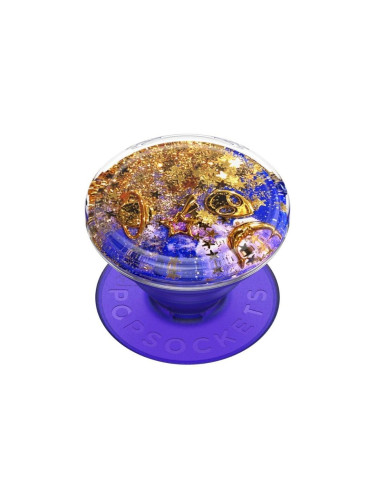 Оригинален попсокет PopSockets® PopGrip Luxe Tidepool Cosmic Escape, Лилав