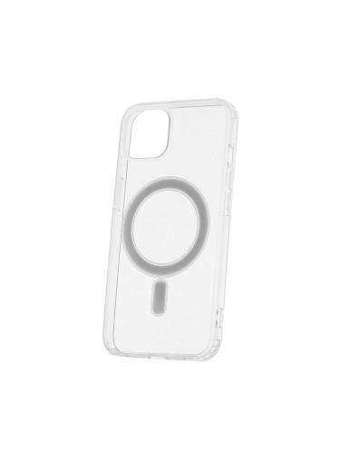 Кейс MBX Anti Shock 1,5 mm Mag case с отвори за камерите, За iPhone 15 Plus (6.7), Прозрачен