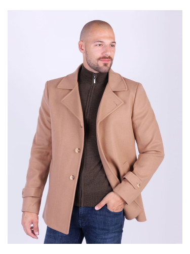 Мъжко палто в цвят камел