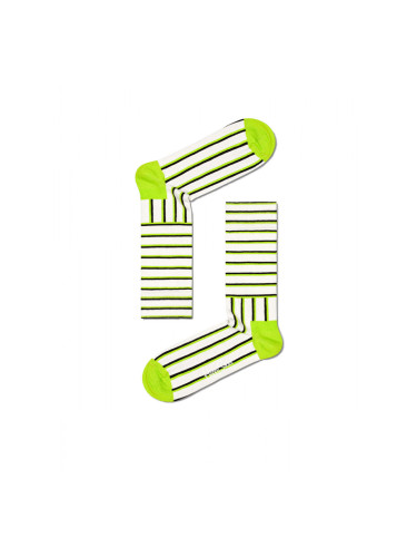 HAPPY SOCKS Blocked Stripe Sock Green