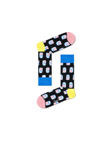 HAPPY SOCKS Milk Sock Black