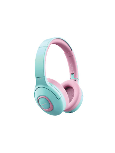 Безжични слушалки ProMate Coddy, Bluetooth v5.0 Over Ear Headset with Microphone • AUX Input Support • 85-93dB Dual Mode • 20 Hour Play Time • Padded Ear Pads • Foldable Design, Bubble gum