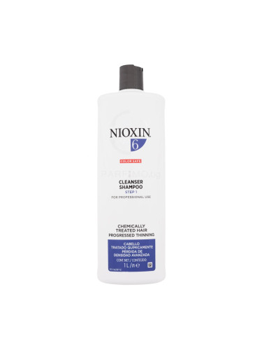 Nioxin System 6 Color Safe Cleanser Shampoo Шампоан за жени 1000 ml