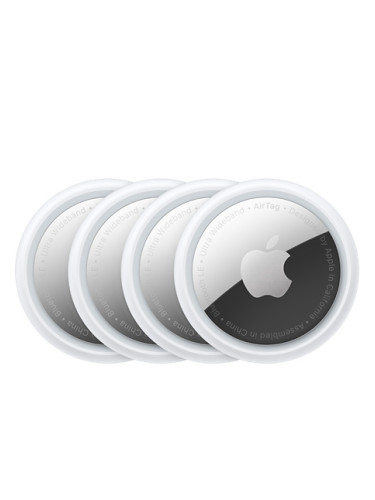 Apple AirTag 4 Pack (4бр.) - иновативно устройство за намиране на изгубени вещи (бял)