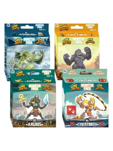 ЕКСТРА БЪНДЪЛ - KING OF TOKYO/NEW YORK: MONSTER PACKS 51350 - 51421 - 51531 - 51637