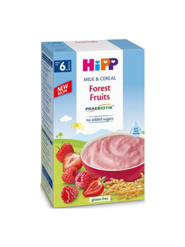 HIPP PREABIOTIK Млечна каша с Горски плодове 6+ мес. 250 г