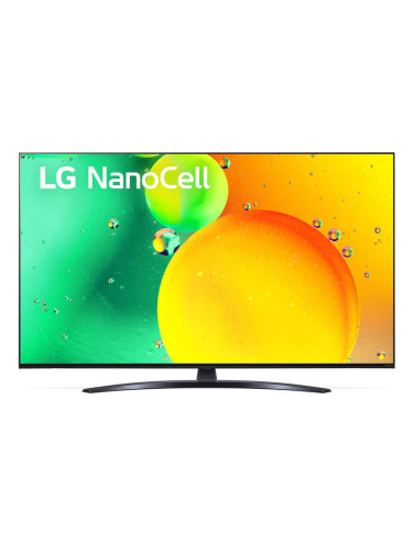 Телевизор LG 65NANO763QA, 65" (165.1 cm) 4K/UHD Smart TV, HDR, DVB-T2/C/S2, 3x HDMI, 2x USB, Wi-Fi, LAN, Bluetooth