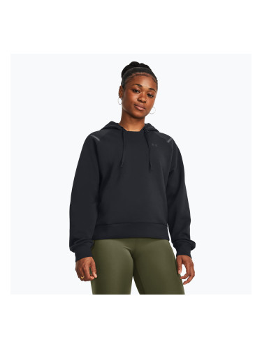 Дамска поларена качулка Under Armour black/black