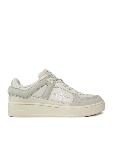 Calvin Klein Jeans Сникърси Basket Cupsole Low Mix Ml Fad YW0YW01301 Бежов