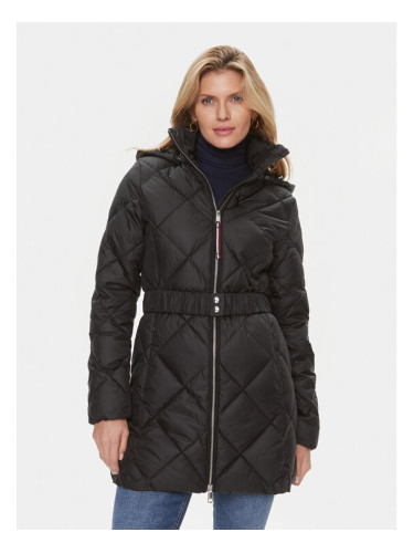 Tommy Hilfiger Зимно палто Elevated WW0WW40326 Черен Regular Fit