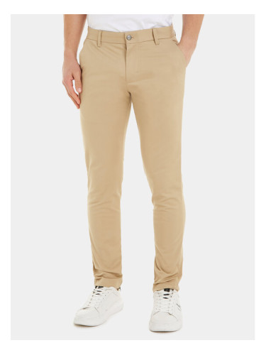 Calvin Klein Jeans Чино панталони J30J317669 Бежов Slim Fit