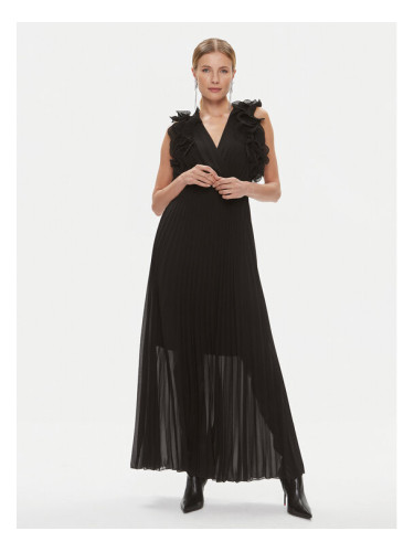 ViCOLO Официална рокля TR0635 Черен Regular Fit