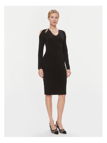 KARL LAGERFELD Коктейлна рокля 240W1331 Черен Regular Fit