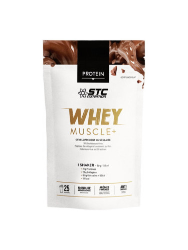 STC WHEY MUSCLE+ Протеин за мускули Шоколад 750 г