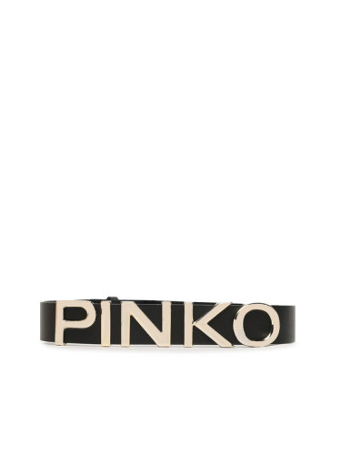 Pinko Дамски колан Love Letter H4 102135 A1A8 Черен