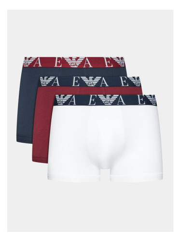 Emporio Armani Underwear Комплект 3 чифта боксерки 111357 3F715 13911 Бял