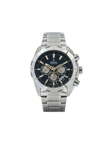 Festina Часовник Timeless Chronograph 20668/5 Сребрист