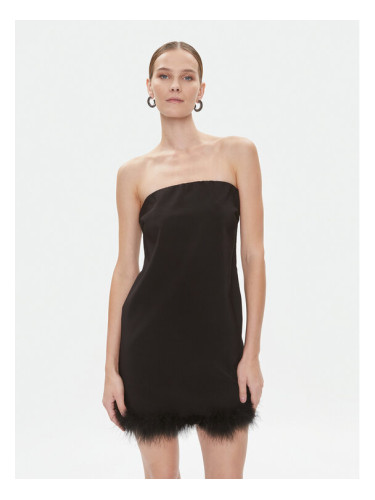 Imperial Коктейлна рокля A9990002Q Черен Regular Fit