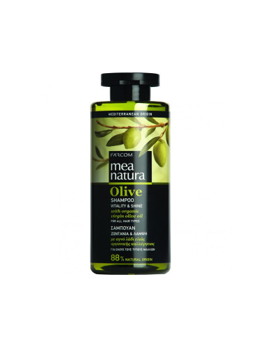 Mea Natura Шампоан за всеки тип коса с органично масло от маслина 300 ml