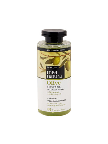 Mea Natura Душ-гел с органично масло от маслина 300 ml