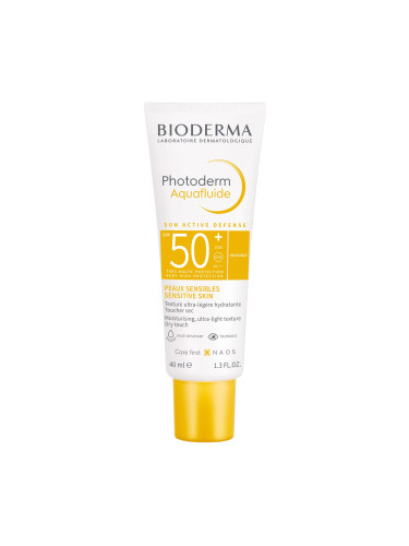 Bioderma Photoderm Слънцезащитен хидратиращ аквафлуид за чувствителна кожа SPF50+ 40 ml