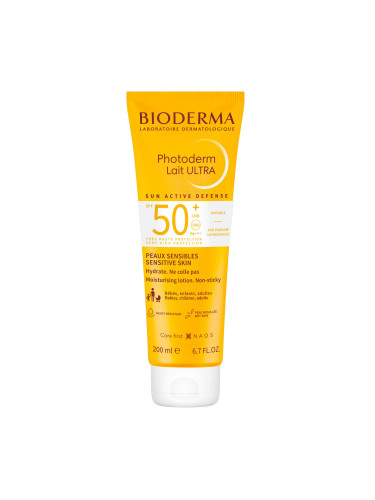 Bioderma Photoderm Ultra Слънцезащитно мляко за чувствителна кожа SPF50+ 200 ml