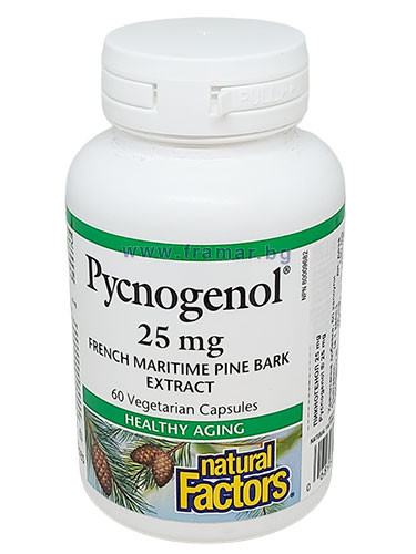 ПИКНОГЕНОЛ капсули 25 мг * 60 НАТУРАЛ ФАКТОРС