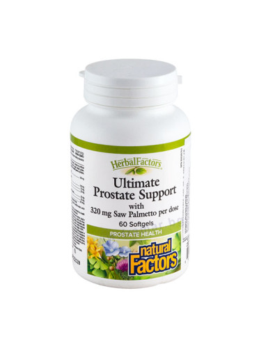 УЛТИМАТ ПРОСТАТА СЪПОРТ - КОМПЛЕКСНА ГРИЖА ЗА ПРОСТАТАТА капсули * 60 НАТУРАЛ ФАКТОРС