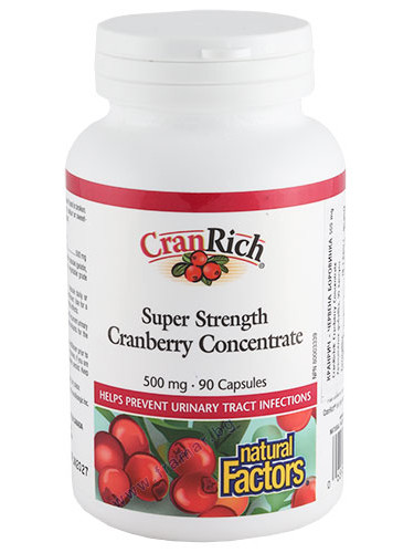 КРАНРИЧ - ЧЕРВЕНА БОРОВИНКА капсули  500 мг * 90 НАТУРАЛ ФАКТОРС