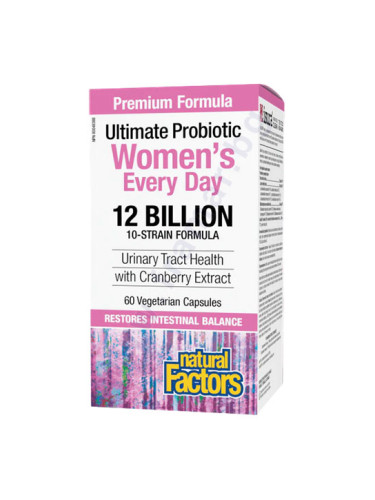 МУЛТИ ПРОБИОТИК ЗА ЖЕНИ С ЧЕРВЕНА БОРОВИНКА капсули * 60 НАТУРАЛ ФАКТОРС