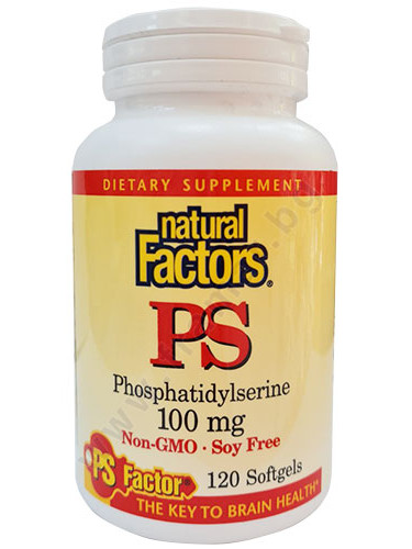 ПИЕС-ФОСФАТИДИЛСЕРИН капсули 100 мг * 120 НАТУРАЛ ФАКТОРС 