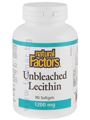 ЛЕЦИТИН капсули 1200 мг * 90 НАТУРАЛ ФАКТОРС