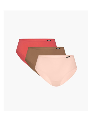 Women's Classic Panties ATLANTIC 3Pack - Light Coral/Light Pink/Dark Beige