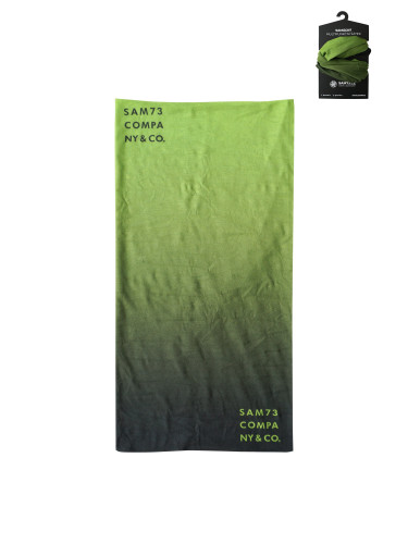 Green multifunctional scarf SAM 73