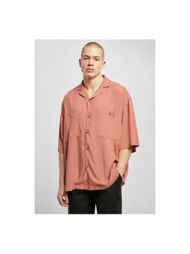Oversized Terracotta Recreational Shirt