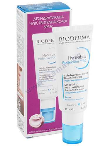 БИОДЕРМА ХИДРАБИО ПЕРФЕКТОР СЛЪНЦЕЗАЩИТЕН КРЕМ SPF 30 40 мл
