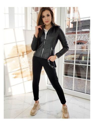 Дамско ватирано яке ASMARA черно