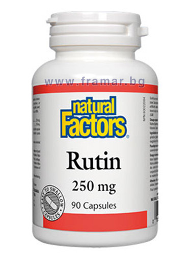 РУТИН капсули 250 мг * 90 НАТУРАЛ ФАКТОРС